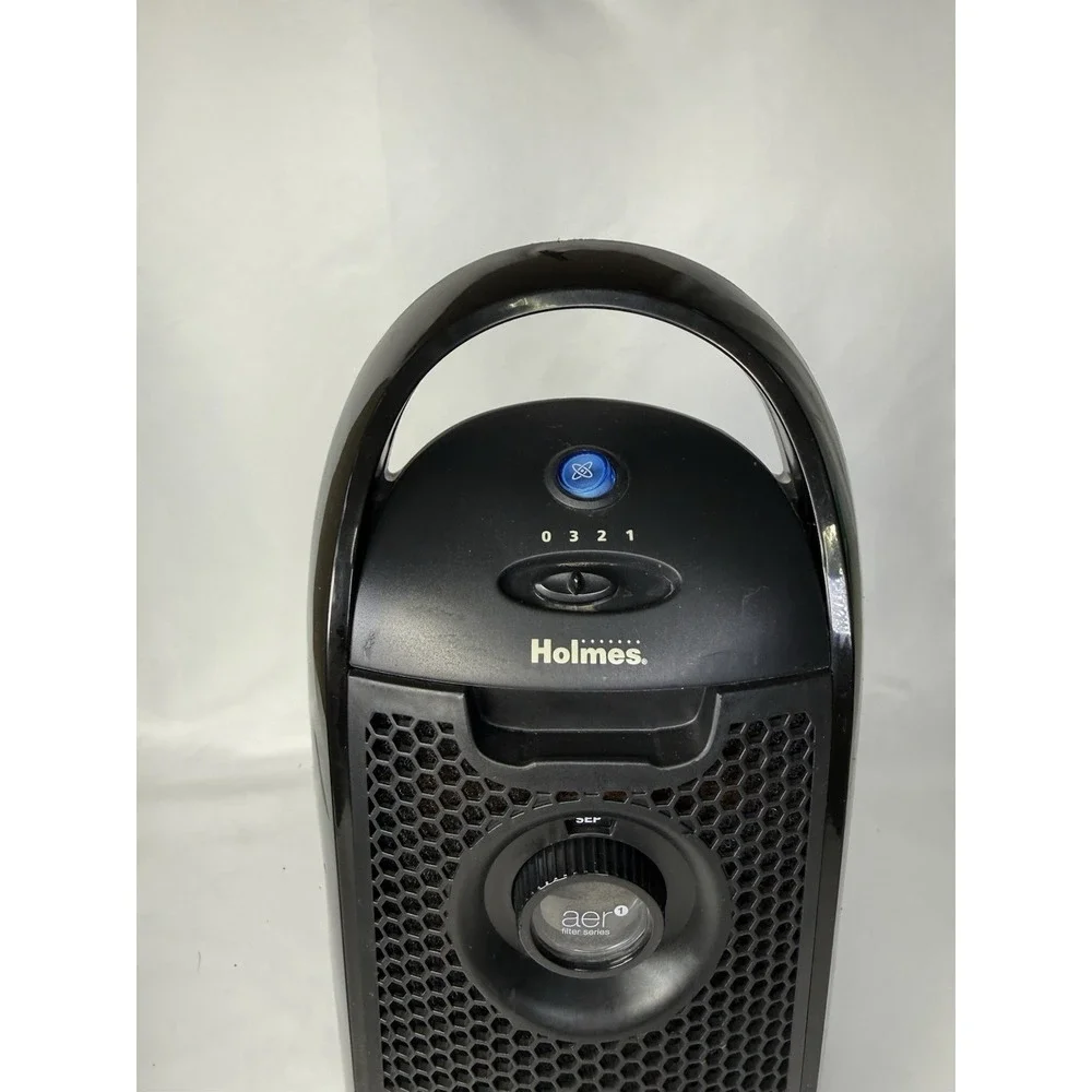 Holmes aer 1 Mini Tower True HEPA Air Purifier with Air Ionizer HAP9415 Tested